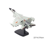 Diecast 1:100 J-15 Fighter Jet Aircraft Model Miniature Diecast Plane with Display Stand Alloy Milit