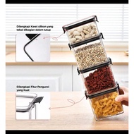 Transparent Acrylic Airtight Food Jar 460ml 700ml 1300ml 1800ml/ airtight jar/ container snack conta