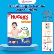 Huggies Skincare Natural Tea Tree Diaper Pants XL84+4 Green Huggies Diaper Pants - Thanh Ngan Shop