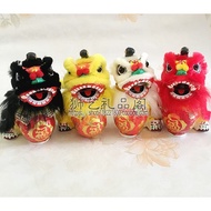 Chinese Style Culture Gifts Little Lion Dance Lion Head Ornaments Lion Dance Car Cake Baking New Year Decoration Shop