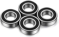 R12-2RS Bearing 3/4" x 1-5/8" x 7/16" Miniature Ball Bearing Double Rubber Sealed pre-Lubricated wit