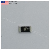 10PCS Taiwan-Grade 4.7R ±1%, 0603 SMD Resistor (4R7)
