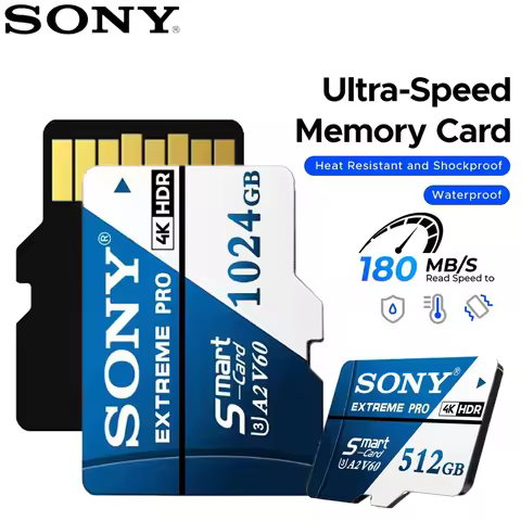 SONY Extreme Pro SD Memory Card 1TB High Speed Micro SD Card 128GB 256GB 512GB 64GB C10 TF Flash Car
