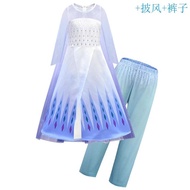 Frozen 2 Elsa Princess Dress Girls Autumn Winter Elsa Dress White Dress Elsa New Dress