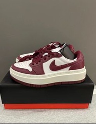 🔝Jordan Air Jordan 1 elevate low se 鬆糕底 女款 酒紅色