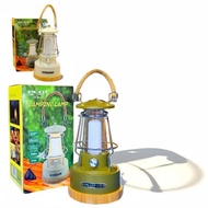 ไฟตะเกียง PLD แค้มป์ปิ้ง ฐานไม้ไผ่ รหัส CK-017