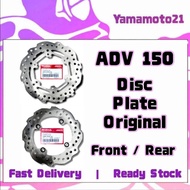ADV150 ADV 150 Front Rear Disc Plate Piring Disk Brake Brek Plate Depan & Belakang (45351-K0W-N01)