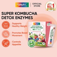 Holistic Way Essentials Super Kombucha Detox Enzymes -14g x 20 Powder Sachets Per Box (Colon Health)
