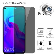 Huawei P20 Pro P30 Lite P40 Nova 3i 5T 7i 7 SE Honor 8X Y9 Prime 2019 Y9S Y6S Y7A Y7P Y6P Y5P Y7 Pro Anti-Spy Tempered Glass Privacy Screen Protector