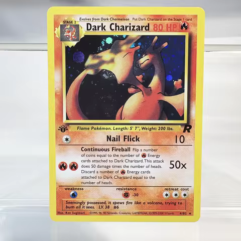 PKM Holographic Proxy Trading Card CLEFAIRY CHANSEY CLEFABLE CHARIZARD DARK CHARIZARD Collection Bat