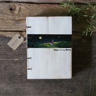 I love moon light. Notebook Handmade notebook Diary 筆記本 journal