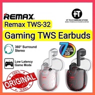 REMAX TWS-32 TWS Earbud Wireless Earbuds Gaming Earbuds Remax True Wireless Earbud Bass Earbuds RGB 