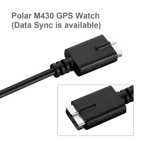 USB Charger Cable for Polar M430 Smart Watch 1M Charge Data Cord for Polar M430 GPS Running Sport Wa