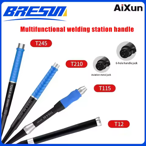 NEW Aixun T245 210 115 T12 Soldering Station Handle For I2C SuGon Tuoer C210 C115 C210 Universal Han