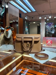✨門市現貨 無需預約✨ Hermes Halzan 25 金色金扣