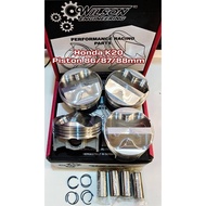 Wilson Engineering K20 K24 Piston 86mm 87mm 88mmm