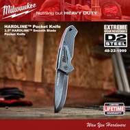 MILWAUKEE 3.5" HARDLINE Pocket Knife / Flip knife /Outdoor Knife / Camping Knife - 48-22-1999