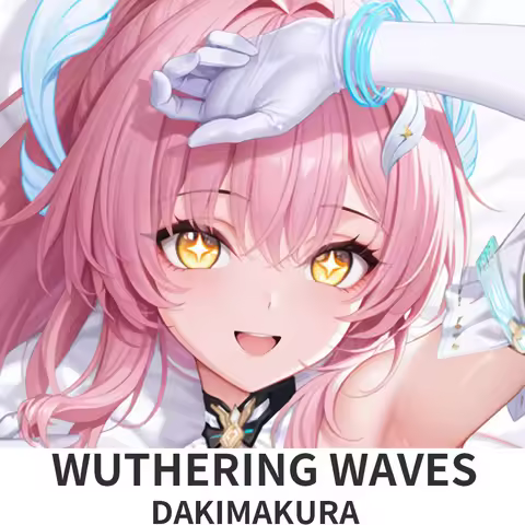 Dakimakura Hugging Body Pillow Case Anime Wuthering Waves Aemeath Pillow Cushion Cover