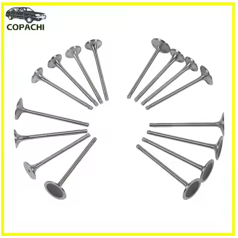 16pcs Intake & Exhaust Valve Kit 06D109601 M For Audi VW GTI Tiguan 2.0TFSI CAEB EA888 Engine Car Ac
