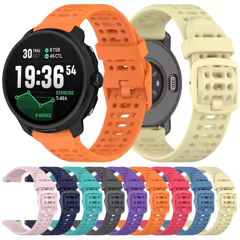 Sports Soft Silicone Strap For SUUNTO RACE 2/RUN Watch Bands For SUUNTO VERTICAL/5 9 Peak Pro/OCEAN/