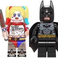 蝙蝠俠 小丑女 第三方積木人仔  Bat Man & Harley Quinn DC Minifigure Bricks Not Lego