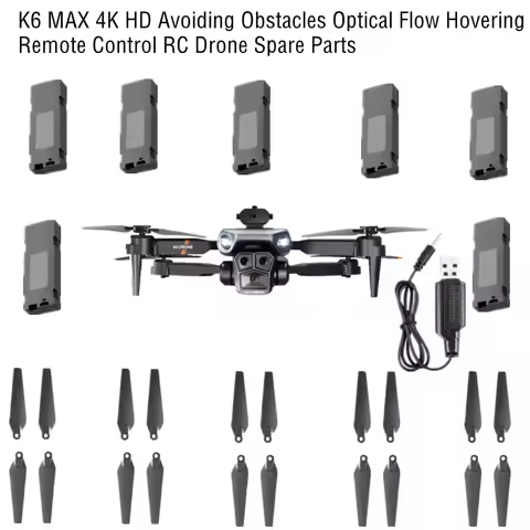 K6MAX K6 MAX 4K HD Optical Flow Hovering Remote Control RC Drone Quadcopter Spare Part 3.7V 1800MAH 