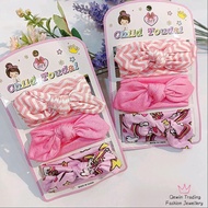[READY STOCK] 3 IN 1 SET Cute Headband Many Color And Design Baby Kids Headband Hair Acc Bayi Rambut
