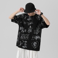 Male and female t-shirt Oversize t-shirt Short sleeve round neck t-shirt Street style T-shirt T-shir
