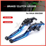 For KAWASAKI Ninja500/SE Z500/Z500SE   2024  Clutch Brake Lever Folding Adjustable Handle Levers Acc
