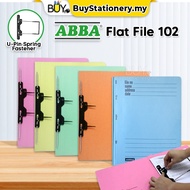 ABBA Mega 102UK Spring File Manila Flat File - (PCS) Paper File Fail Kertas Spring File Colour File 