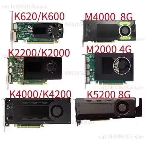 K620 K2000 M4000 K2200 K5200 K4200 4G Professional Graphics Card