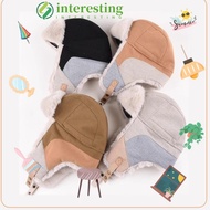 INTERESTING Russian Bomber Cap, Waterproof Windproof Ski Hat, Vintage Earflap Design Warm Russian St