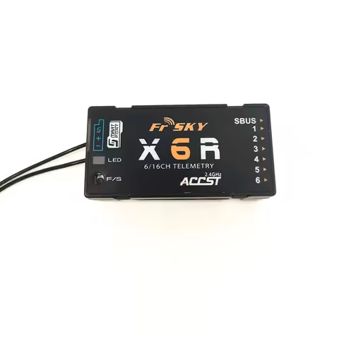 FrSky X6R 2.4G 16CH SBUS Receiver PCB Antenna Smart Port Data Return for Taranis X9D Jumper T16 T18 