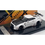 Error404 1/64 LBWK Nissan Skyline GT-R (R35) - White / Carbon Hood