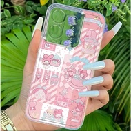 Transparent TPU Case CUTE PINK MELODY MOTIF SUITABLE FOR XIAOMI/REDMI/poco/Mi10/Mi10T Mi11 LITE/PRO/
