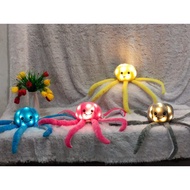 boneka gurita warna warni/Mainan Boneka Plush Bentuk Gurita Dengan