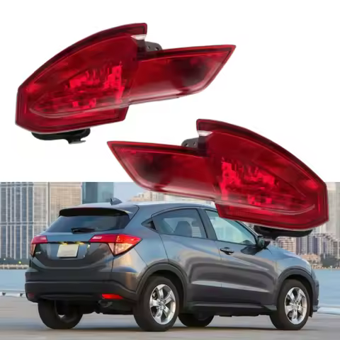 Car Rear Bumper Fog Light Lamp Reflector For Honda VEZEL HRV HR-V 2014 2015 2016 2017 2018 RU1 RU5 R