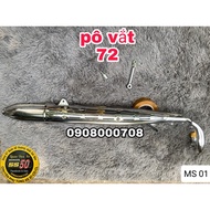 pô vắt 72 hàng thá¡ lᴏại 1 (kèm pad) gắn mọi dòng xe 67 68 CD CL...