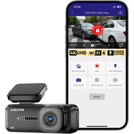 AZDOME 4K Dash Cam Depan, Kamera Dash dengan Kawalan Suara untuk Kereta, WiFi 6 Mini Dashcam dengan 