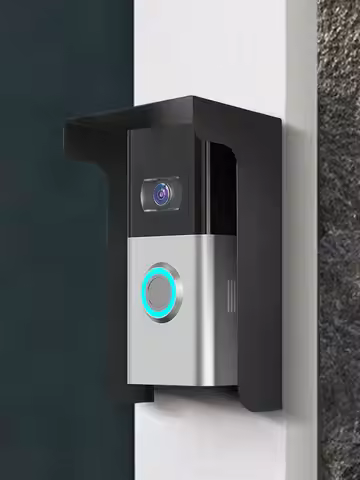 Doorbell Rain Cover Weatherproof Ring Doorbell Anti-Glare Cover Doorbell Accessories for Most Video 