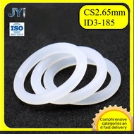 O-ring gasket CS2.65mm*ID3-185mm O-ring white silicone seal ring food grade seal waterproof rubber r