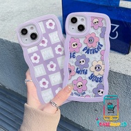 SS125 SS126 SOFTCASE TPU MATERIAL WITH SMILE FLOWER CARTOON MOTIF FOR OPPO A59 A94 A96 F1S F3 F3 YOU