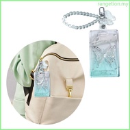 RAN Sliding Closure Card Sleeve Clear Card Holder Sleeve Business Card Protector Sleeve Sliding Open