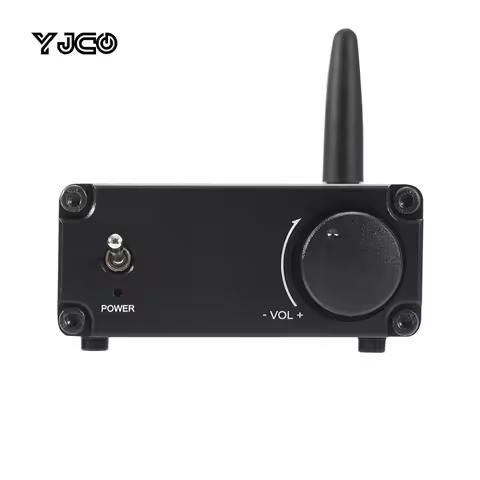 YJCO Bluetooth 5.0 Digital Mini Power Amplifier Infineon MA12070P HiFi Low Distortion Home Desktop S