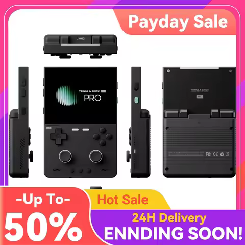 For TRIMUI Brick Pro Open-Source Handheld Console Retro Handheld Game Console Palm Phone Games Playe