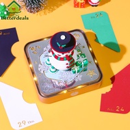 3D Calendar 2026 with Lights Desk Timepiece Calendar 2026 Tear-Away 3D Paper Art Notepad for Christm