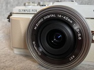 OLYMPUS PEN Lite E-PL7 14-42mm 40-150mm 雙鏡頭套裝 白色