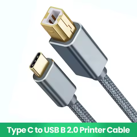 Durable Scanner Laptop USB Type-C to USB B 2.0 Printer Printer Cable High Speed For Epson HP Brother