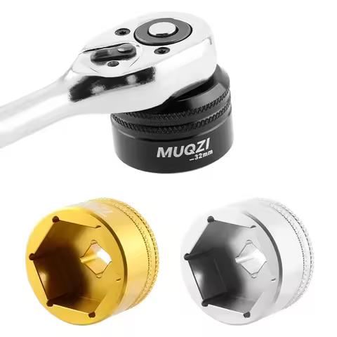 MUQZI Bike Fork Top Socket Wrench 26mm 28 32mm Bicycle Fork Topcap Tool for Fox Fork 36 38 40