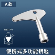 Multifunctional Triangle Lock Key Elevator Dedicated Key Inner Four Corners Triangle Cross Key Eleva